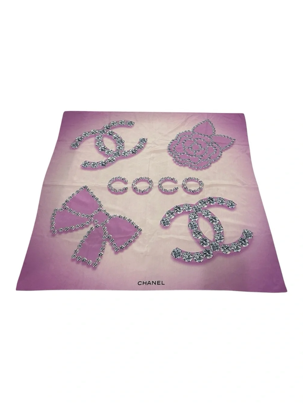 Vintage Authentic Chanel silk scarf